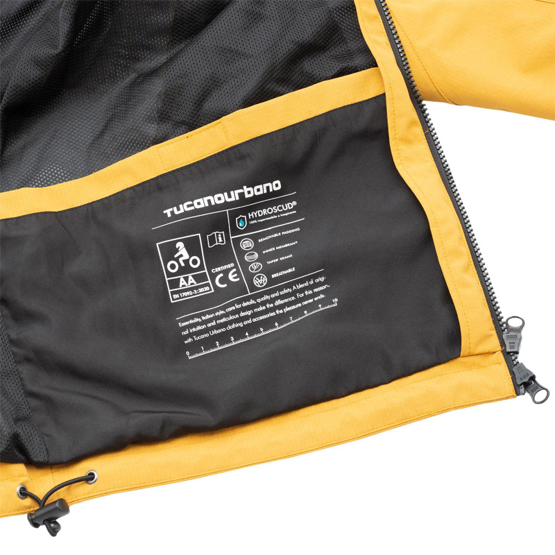 Tucano Urbano Μπουφάν Μηχανής New Step Hydroscud® Ανδρικό 4 εποχών ώχρα